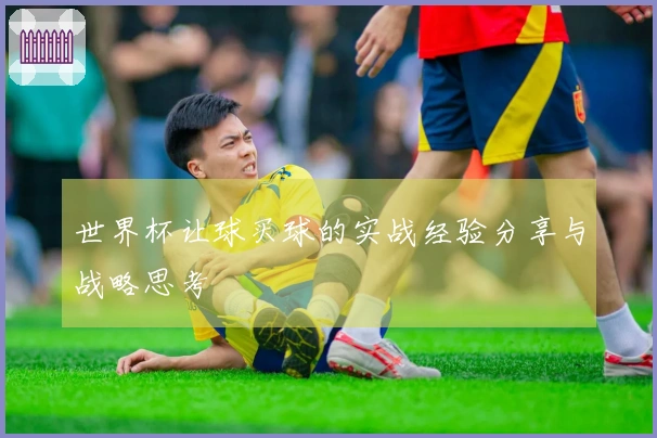 世界杯让球买球的实战经验分享与战略思考