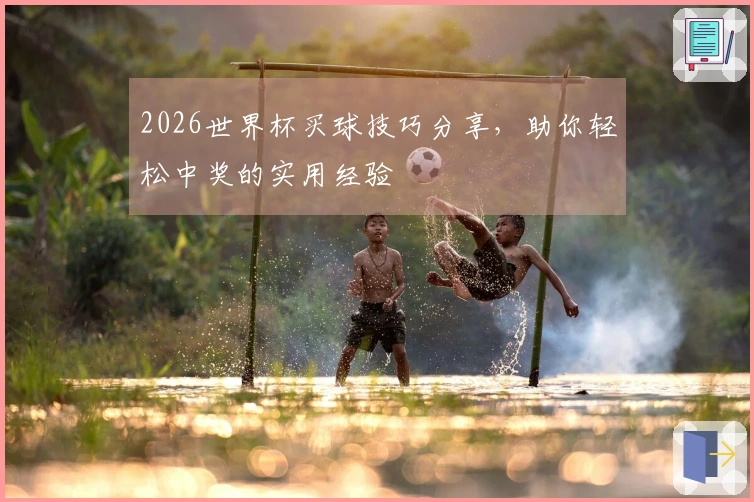 2026世界杯买球技巧分享，助你轻松中奖的实用经验